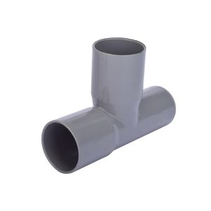 Tee Sanitario 40 x 40 mm Hoffens Gris