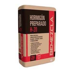 Hormigon Preparado 25kg H20 Bekron