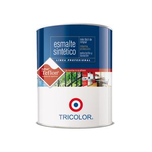 Esmalte Sintético 1/4 Galón Profesional Tricolor Verde trébol