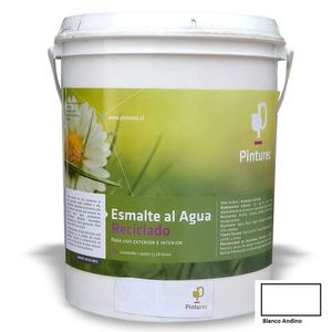 Esmalte al Agua Reciclado Satinado Blanco Andino 1G