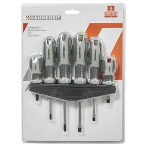 Set Atornillador 6Pcs Sl5 Sl6 Ph1 Ph2 Hammerbit