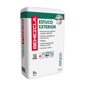 Estuco Exterior Saco 25Kg Bemezcla