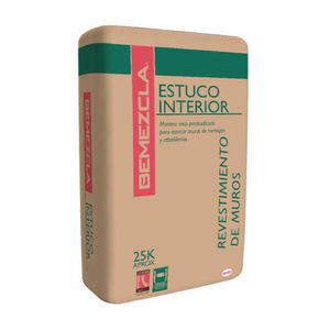 Estuco Interior Saco 25Kg Bemezcla