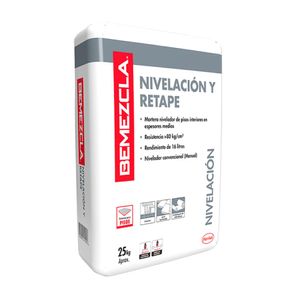 Nivelación y Retape Saco 25Kg Bemezcla